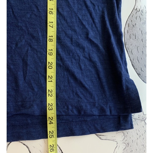 Everlane Mens XS V Neck Navy Blue Short Sleeve Tee Shirt Cotton - Picture 8 of 8